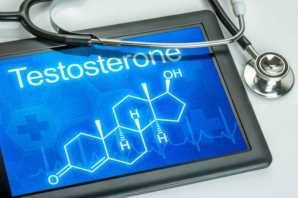 Tablet illustrating Testosterone Cycle