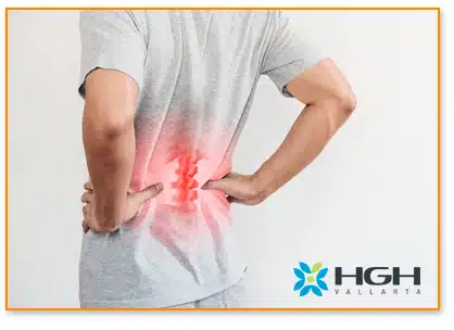 lower back pain due to HGH deficiency