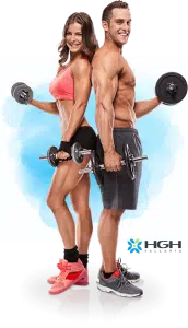 white man and woman body builders on HGH cycle